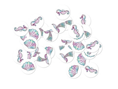 Confetti pentru ziua de naștere a sirenei - 36 buc.