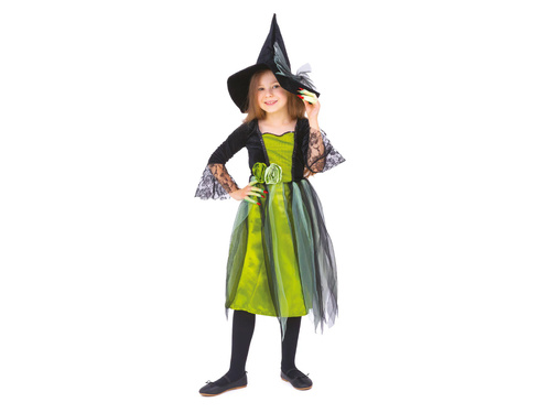 Costum vrăjitoare verde - 1 buc.
