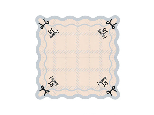 Șervețele fericite 18 - 33 cm - 12 buc.