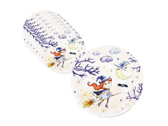 Farfurii de hârtie Little Witch - 23 cm - 8 buc.