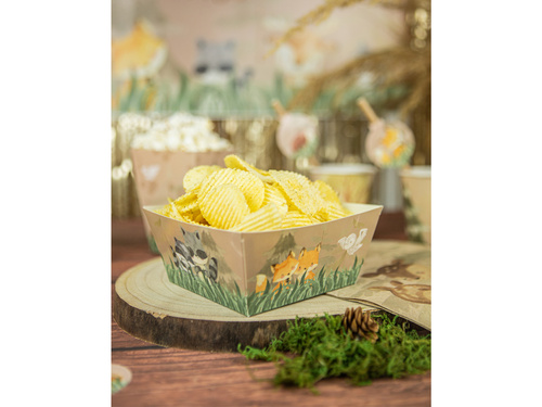 Cutii pentru chipsuri Forest Animals - 4 buc.