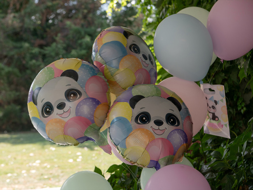 Balon cu folie Panda - 45 cm - 1 buc.
