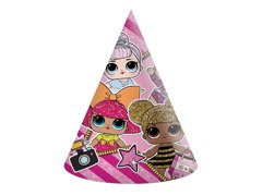 Șepci aniversare LOL Glitterati - 6 buc. - 58g