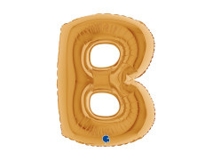 Balon folie litera B auriu - 40" - 1 buc.