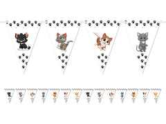 Banner steag pisici - 5 m