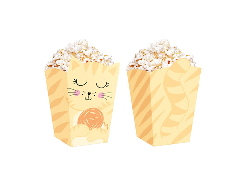 Cutii de popcorn pentru pisici - 6 buc.