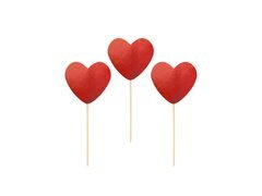 Inimi roșii - 6 buc.
