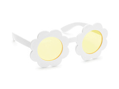 Pahare Daisy albe - 1 buc.