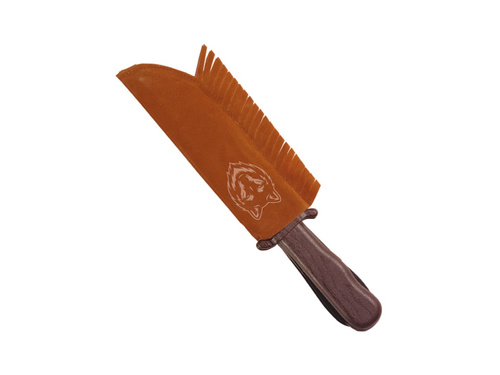 Cuțit indian cu teacă din imitație de piele de căprioară - 28 cm