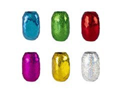 Set de panglici decorative - holografice - culori mixte - 10 m