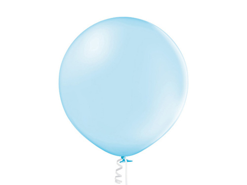 Balon latex albastru pastel - uriaș 90 cm - 1 buc.