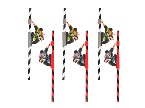 Paie pentru ziua de naștere Ninja - 6 buc.