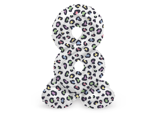 Număr 8 Panteră balon în picioare - 72 cm - 1 buc.