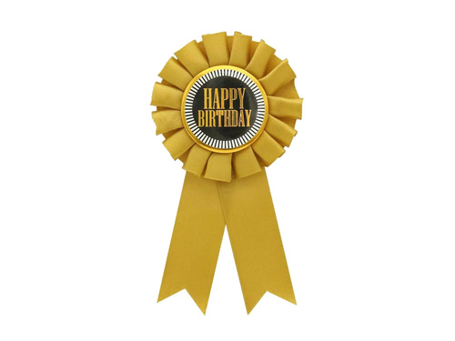 Happy Birthday cotilion auriu - 1 buc.