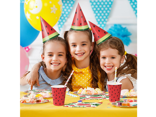 Pahare de hârtie pentru pepene galben - 250 ml - 8 buc.