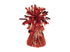 Greutăți din folie pentru baloane umplute cu heliu - roșu - 170 g