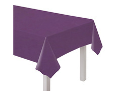 Față de masă din hârtie mov - 137 x 274 cm - 1 buc.