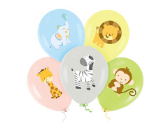 Baloane latex Safari - 30 cm - 5 buc.