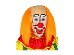 Peruca clovn Headgear cu păr portocaliu