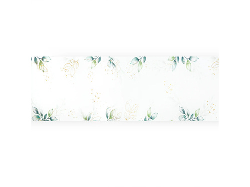 Suport de masă cu frunze verzi - 28 cm x 275 cm - 1 buc.