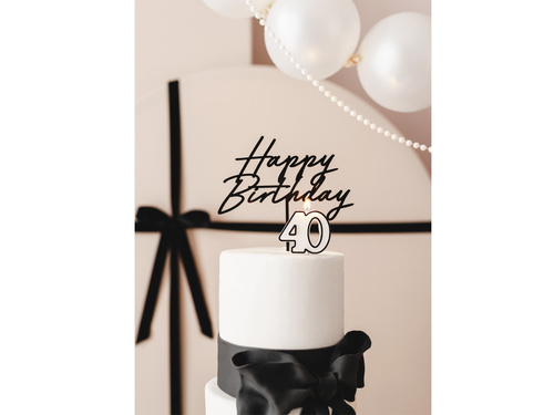 Lumânare pentru a 40-a aniversare - 5,5 cm - 1 buc.