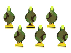 Fluierături de trompetă Moro roll-out - 6 buc