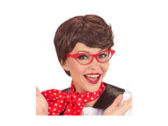 Peruca anilor '50. cu o eșarfă