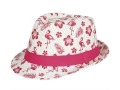 Pălărie hawaiiană Flamingo pentru copii - 1 buc.