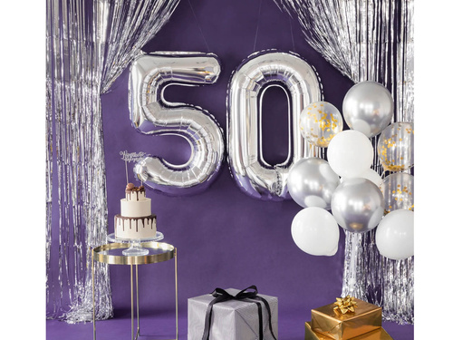 Perdea - Perdea de ușă argintiu metalic - 200 cm x 100 cm