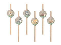 Paie pentru ziua de naștere Animale de pădure - 6 buc.