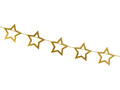 Ghirlandă banner Gold Stars - 300 cm - 1 buc.