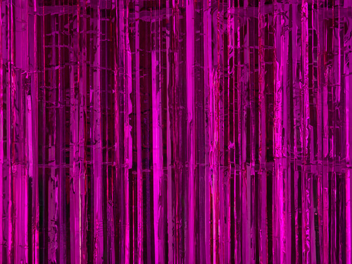 Perdea de ușă - roz închis metalic - 100 x 200 cm