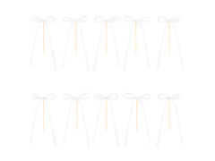 Pickere pentru prăjituri - alb - 10 buc.