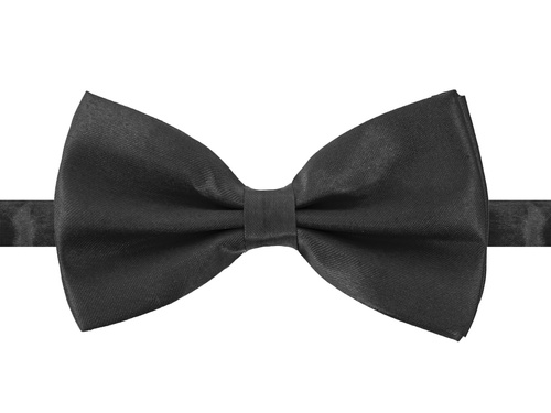 Papion clasic negru - 7 x 12 cm - 1 buc.