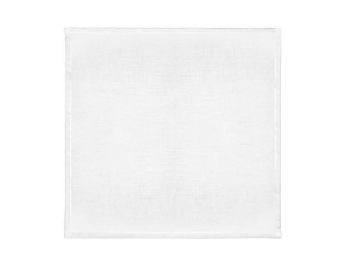 Șervețele de pânză albe - 40 cm - 4 buc.