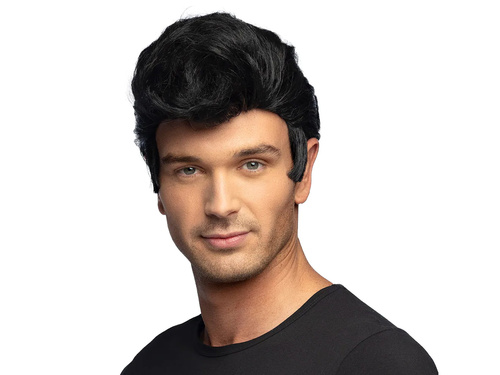 Peruca neagră pentru bărbați din anii 1950