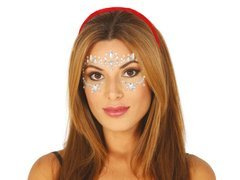 Stickere autoadezive pentru fețe argintii - 1 op.