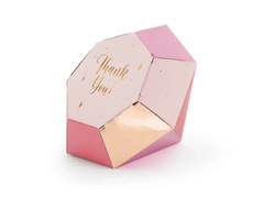 Cutii cu diamante de mulțumire pentru petrecerea burlăcițelor - 6 buc.
