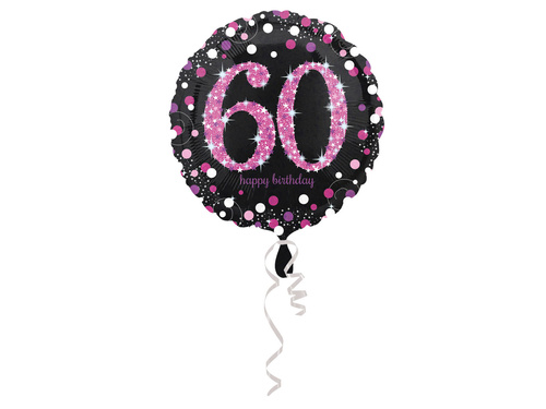 Balon din folie - a 60-a aniversare - 43 cm - 1 buc.