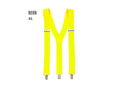 Bretele disco galben neon