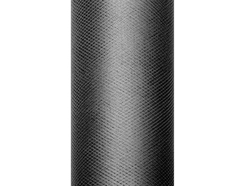 Tul negru neted - 30 cm x 9 metri - 1 buc.