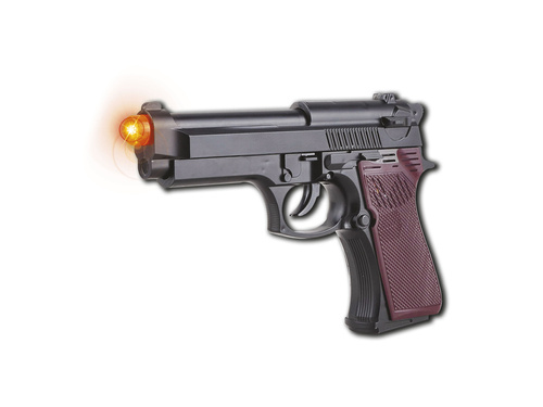 Pistol negru - 18 cm - 1 buc.