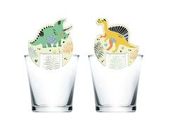 Decorațiuni din sticlă Dinozauri - 6 buc.