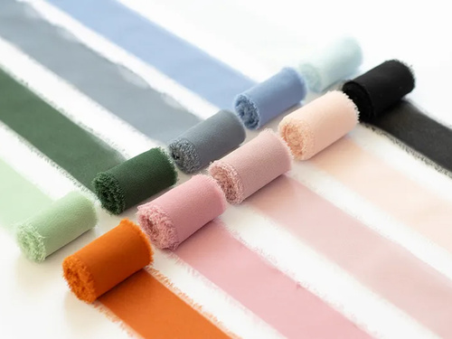 Panglică de sifon, albastru deschis, 40 mm/10 m, 1 buc.