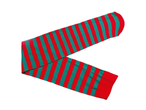 Ciorapi elf roșu-verde