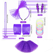 80s disco set - violet