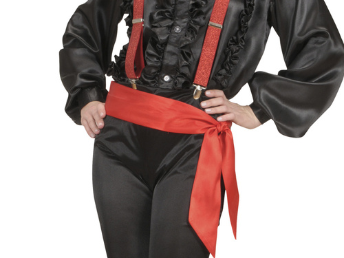 Eșarfă pirat roșie - 1 buc.