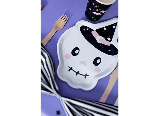 Farfurii craniu - 18 x 27 cm - 6 buc.