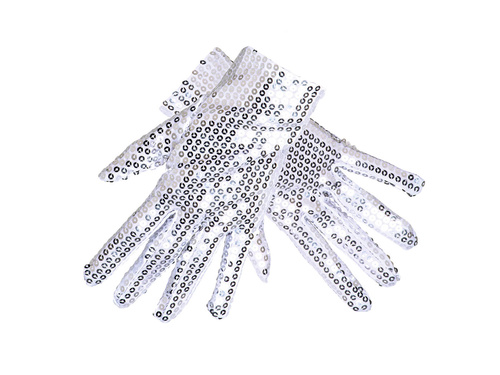 Mănuși de carnaval cu paiete - 24 cm