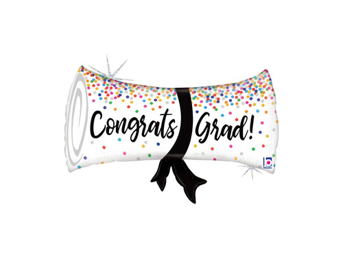 Balon folie felicitări pentru absolvire - 27" - 1 buc.